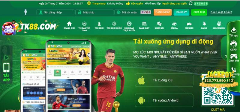 cổng game slot quốc tế