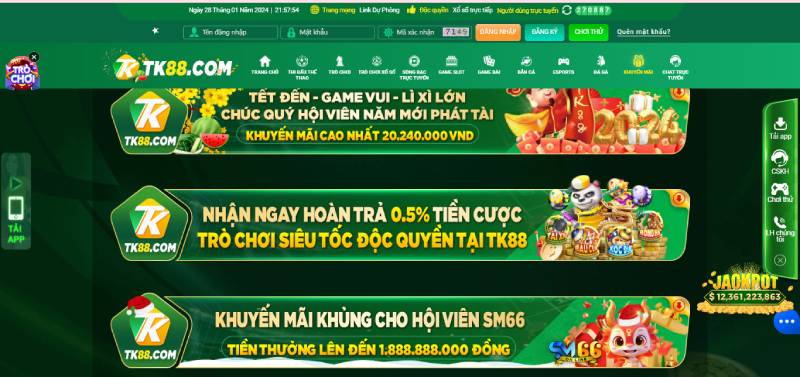 cổng game slot quốc tế